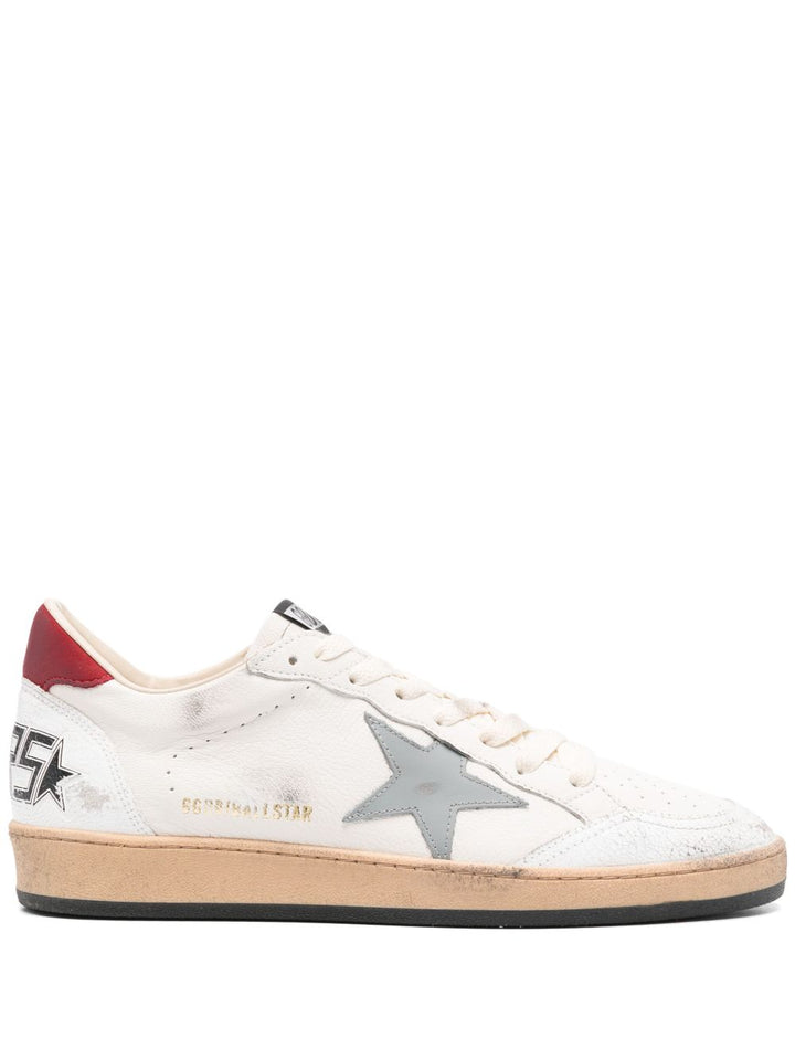 Sneakers Ball Star bianche con applicazione stella e logo 