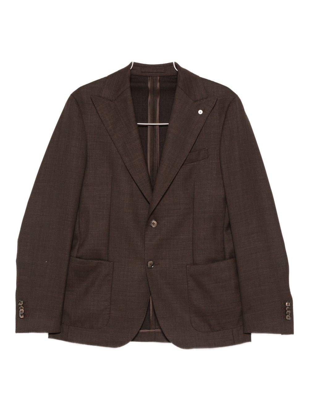 Blazer marrone con bottoni 