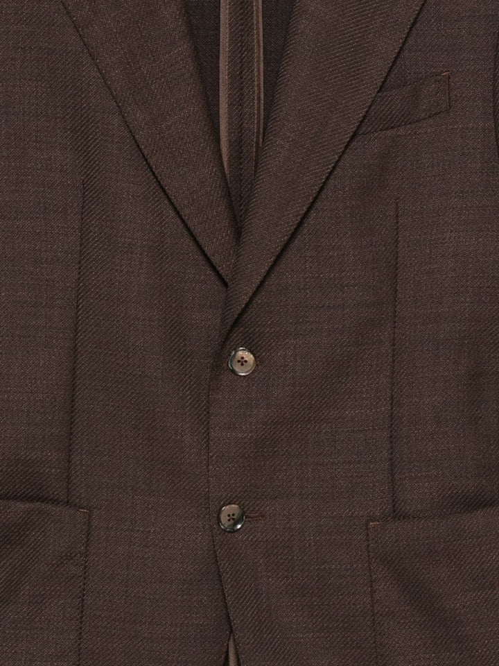 Blazer marrone con bottoni 
