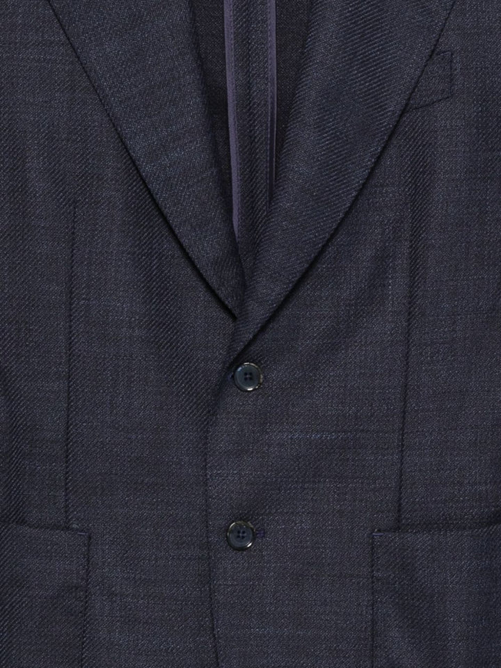 Blazer blu con bottoni 