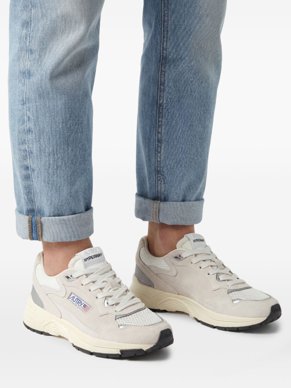 Sneakers Hyperway in pelle scamosciata 