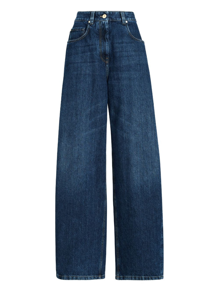 Jeans a gamba ampia 