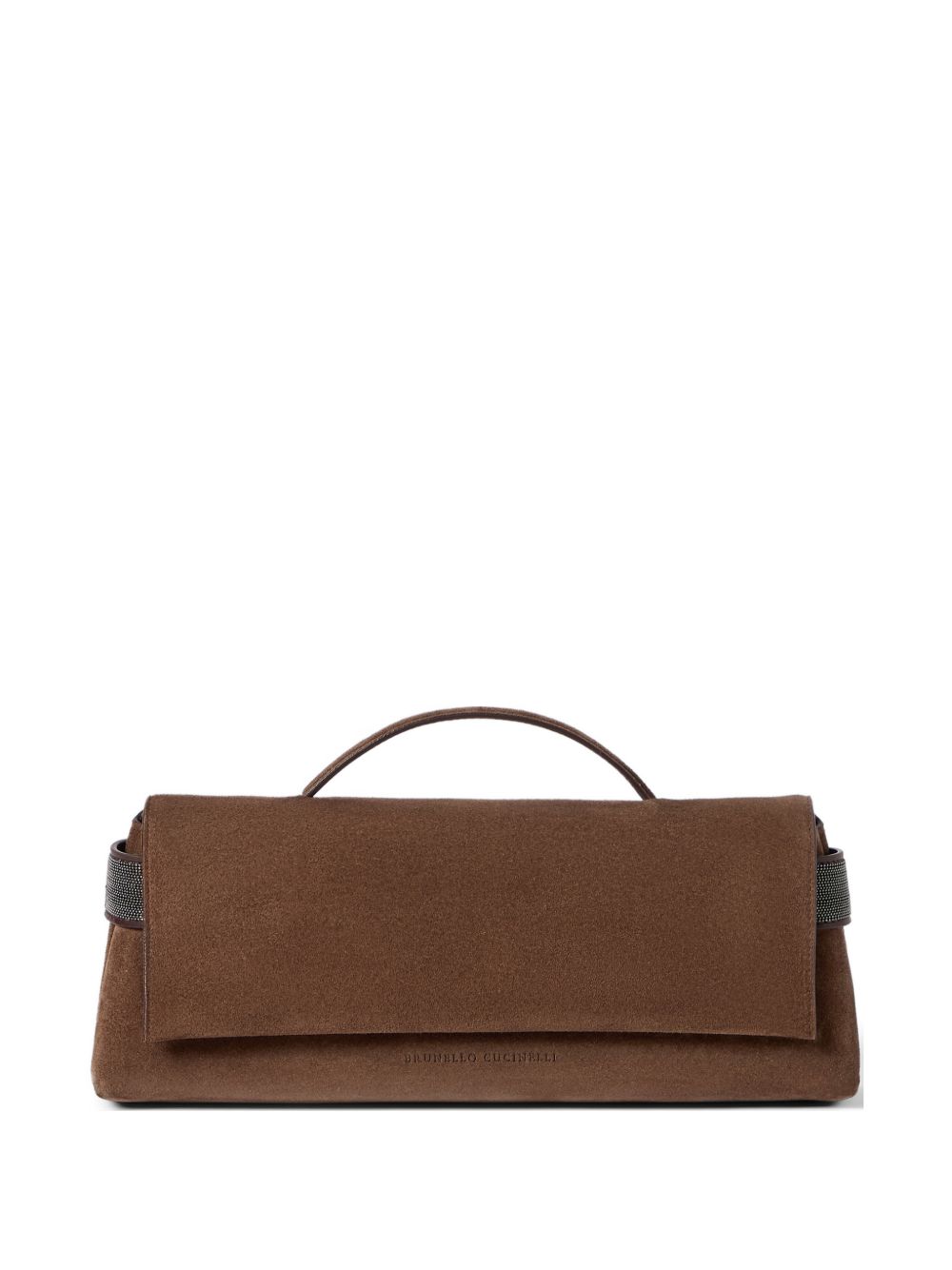 Clutch Essence in pelle scamosciata 