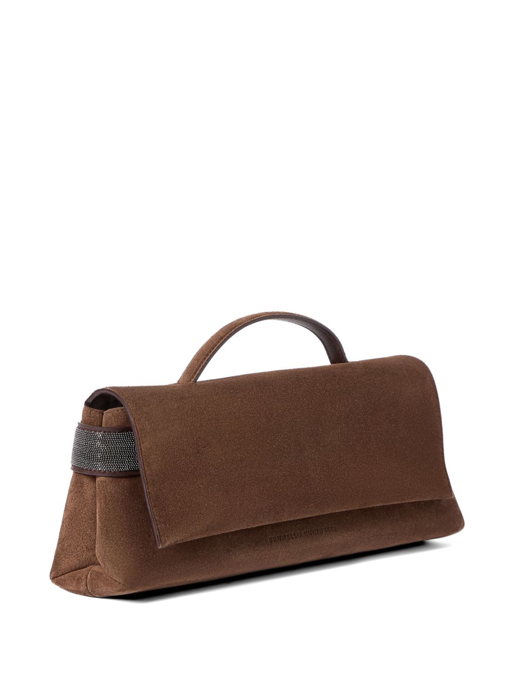 Clutch Essence in pelle scamosciata 