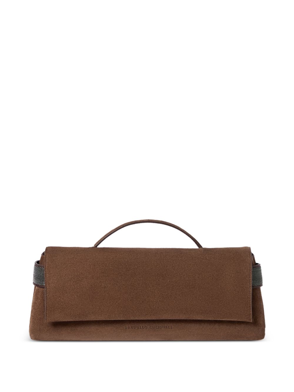 Clutch Essence in pelle scamosciata 