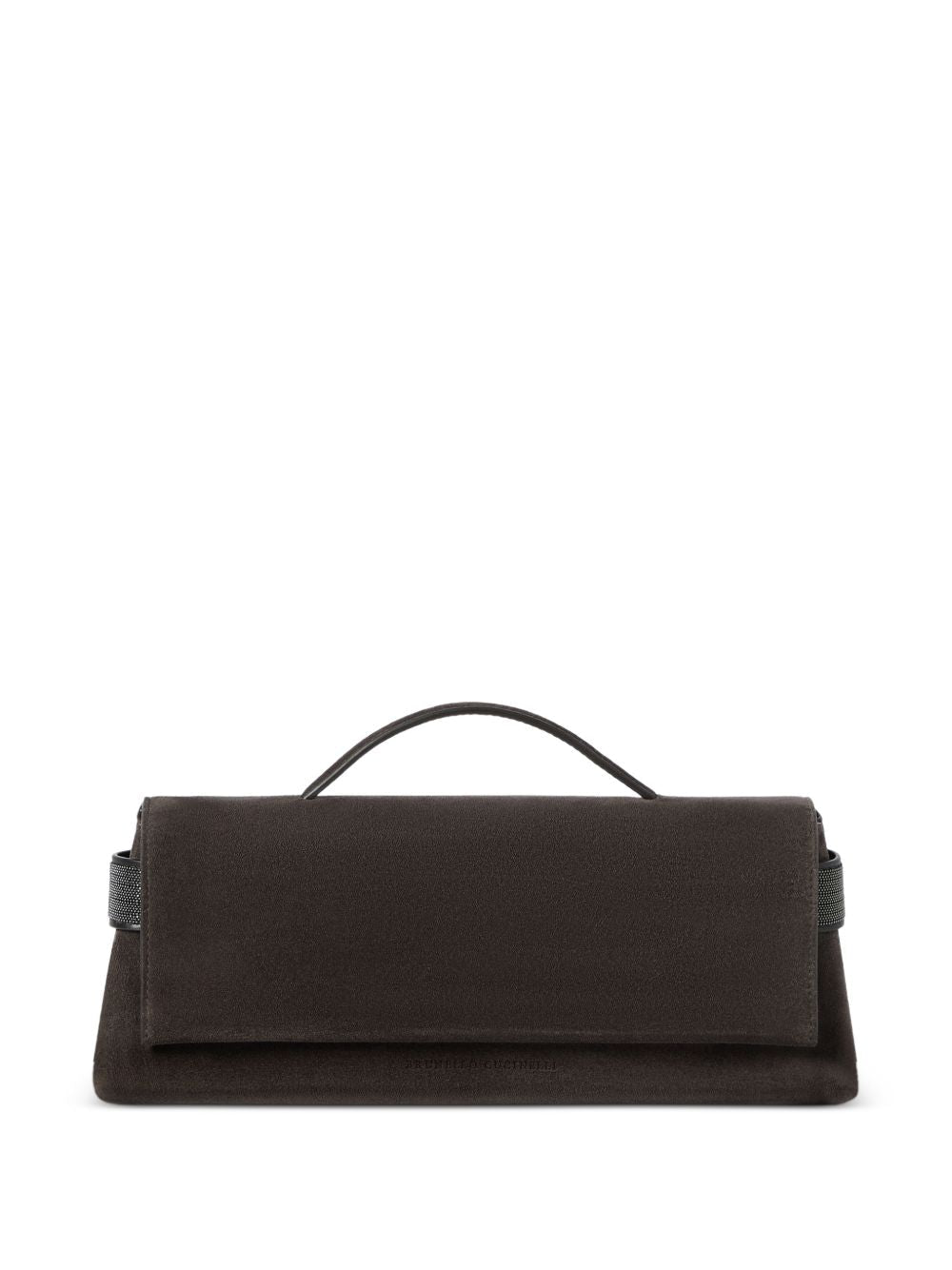 Clutch Essence in pelle scamosciata 