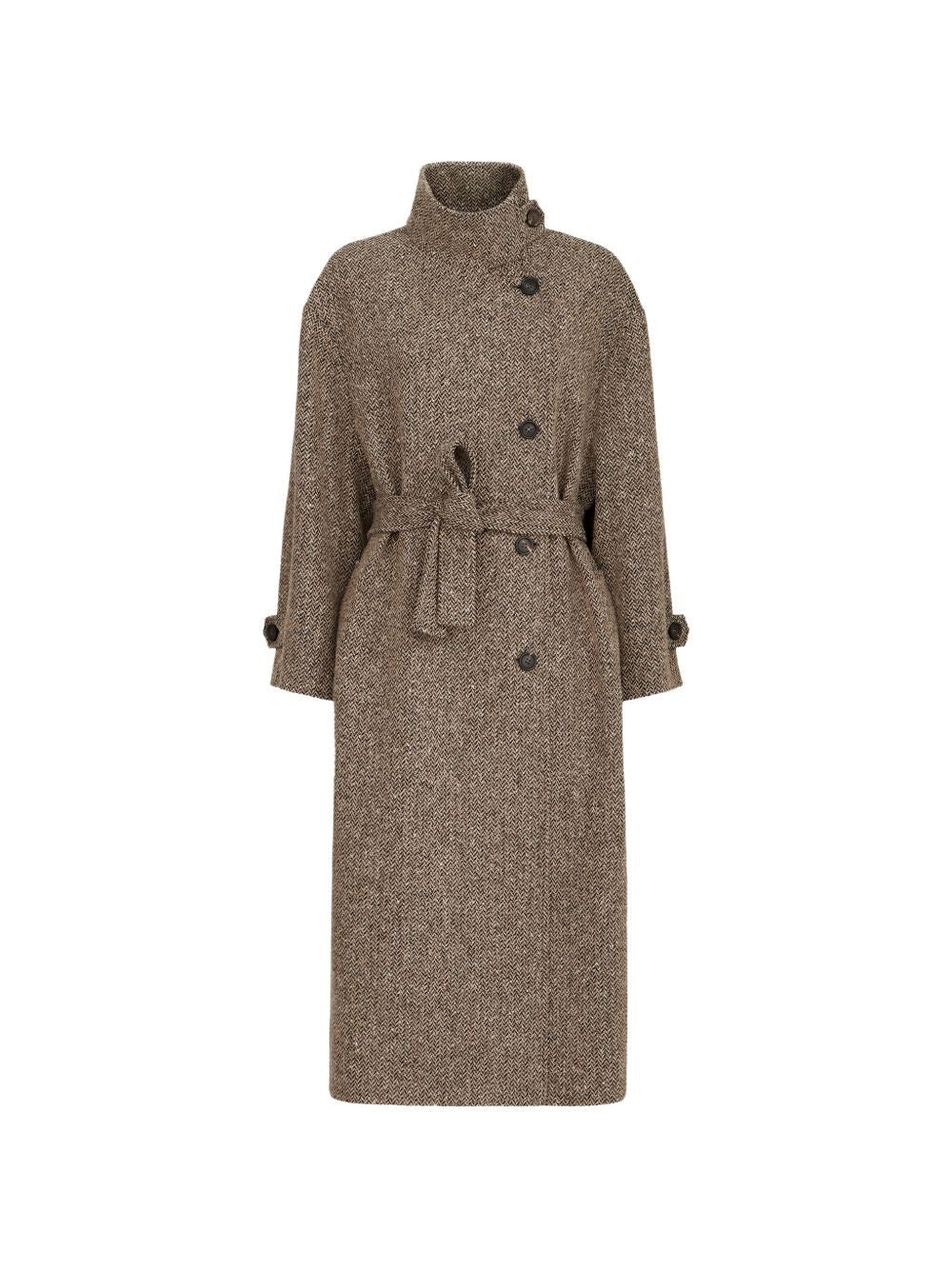 Cappotto in chevron 
