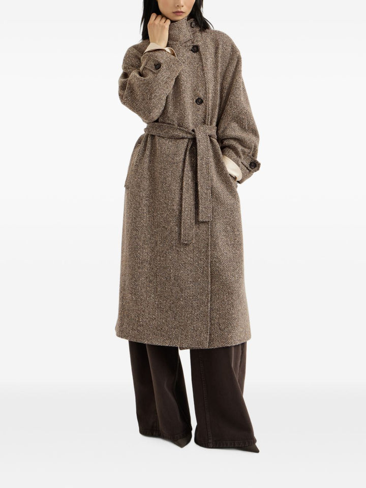 Cappotto in chevron 