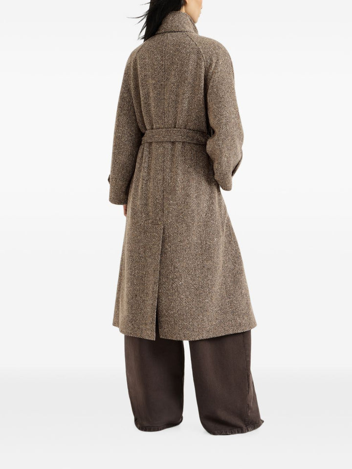 Cappotto in chevron 