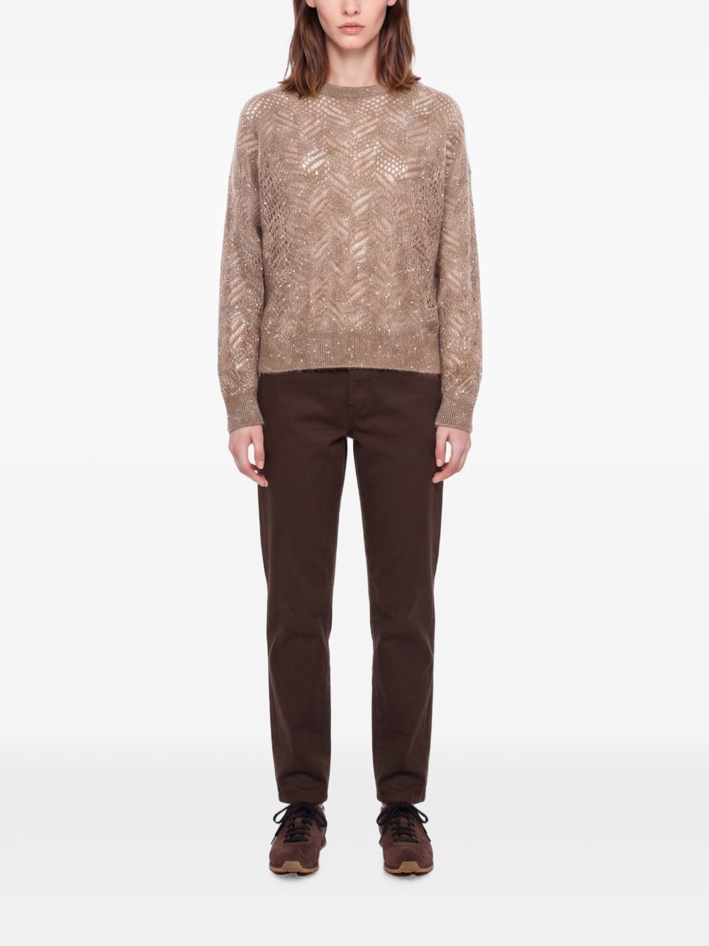 Maglione con paillettes 