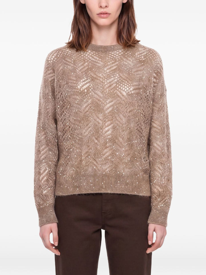 Maglione con paillettes 