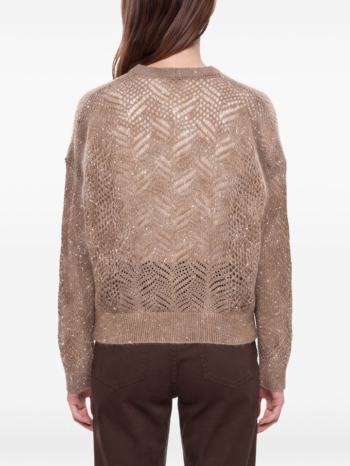 Maglione con paillettes 