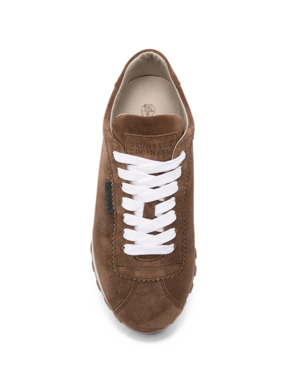 Sneakers in pelle scamosciata 