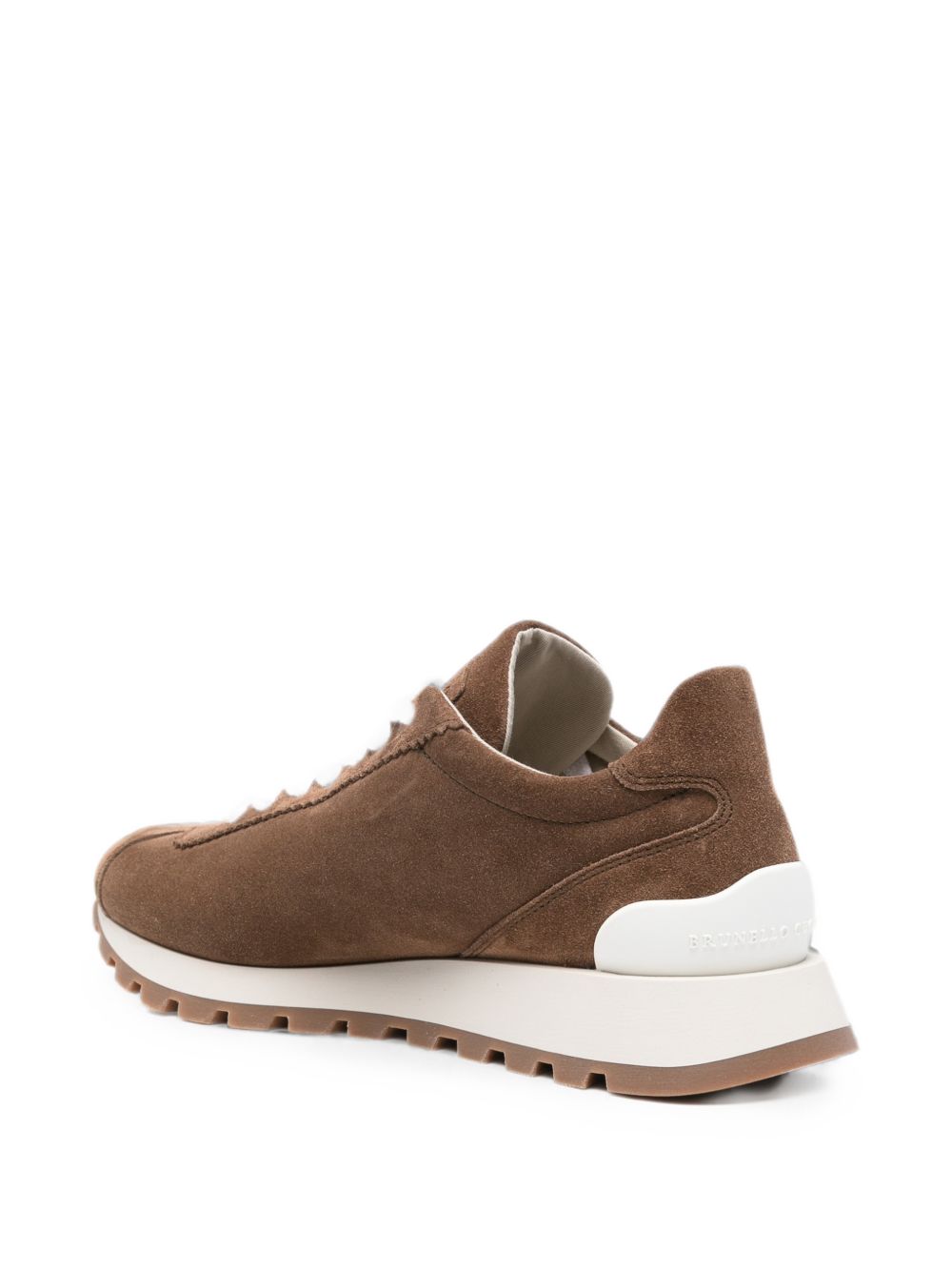 Sneakers in pelle scamosciata 