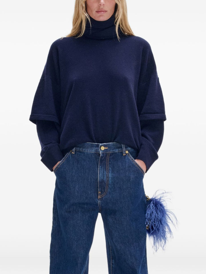 Maglione Troy con maniche doppie 