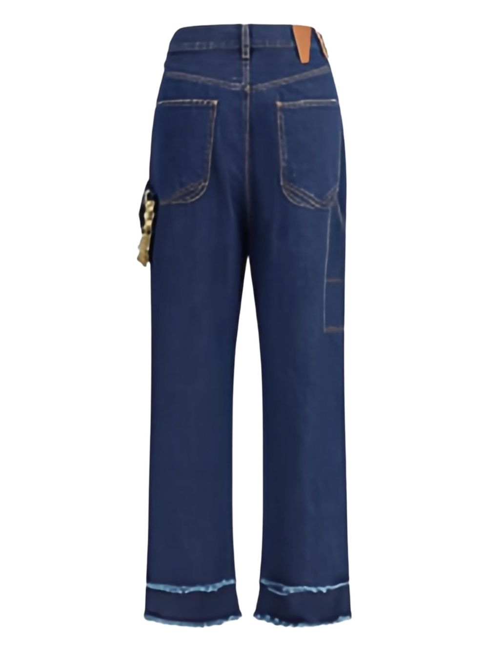 Jeans con taglio  vivo 