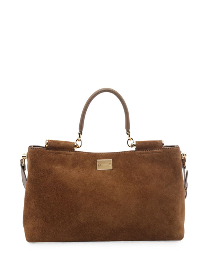 Borsa tote Victoria in pelle scamosciata 