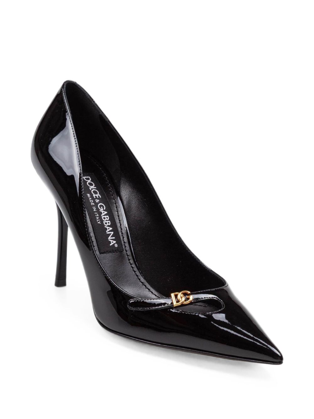 Pumps in pelle verniciata 