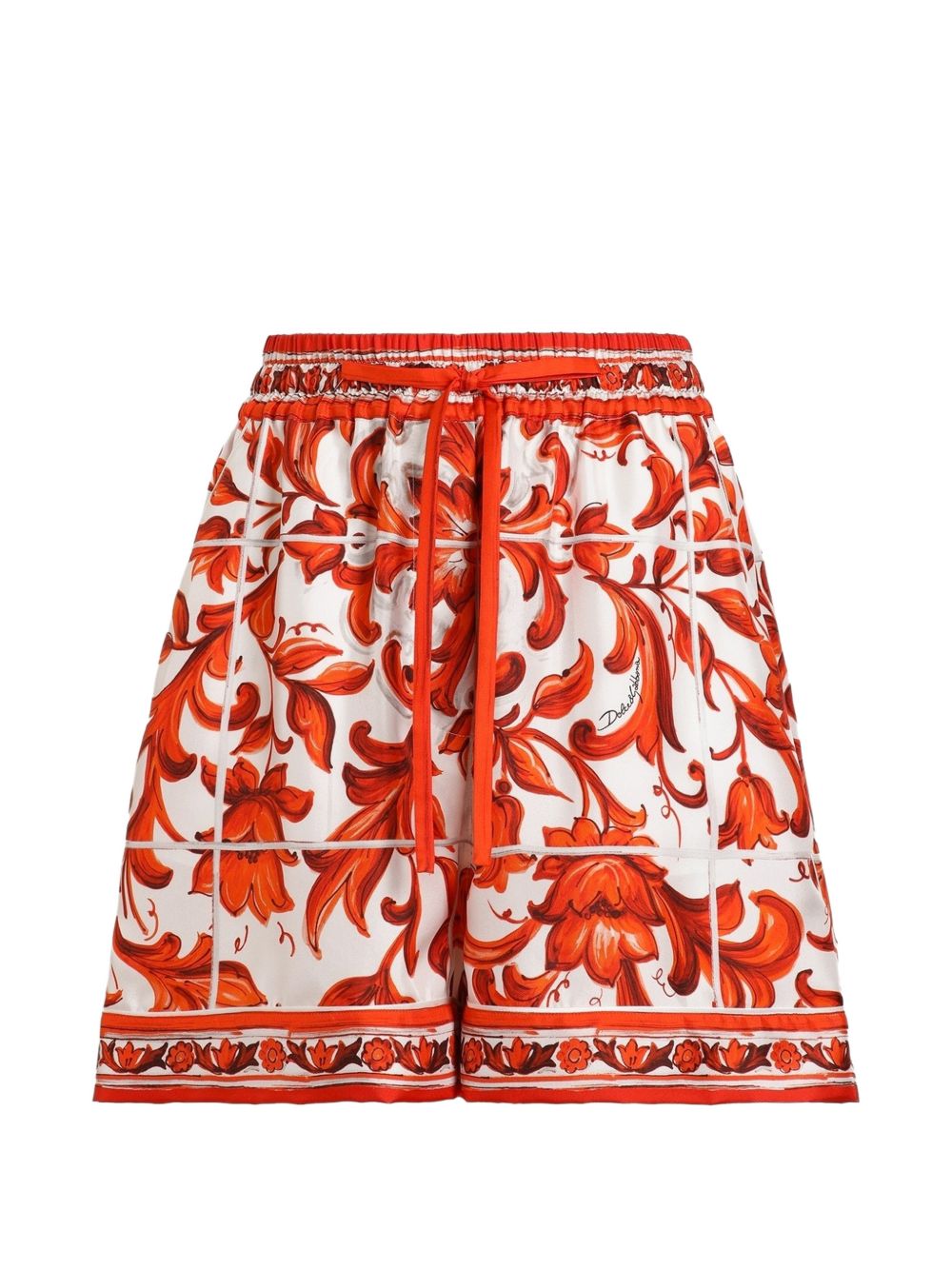 Shorts con stampa Maiolica 