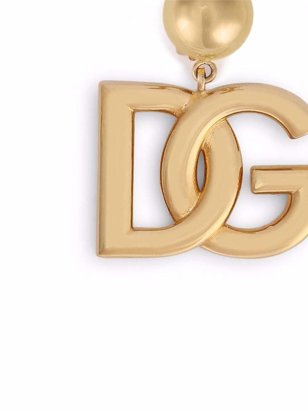 Orecchini a clip con logo DG 