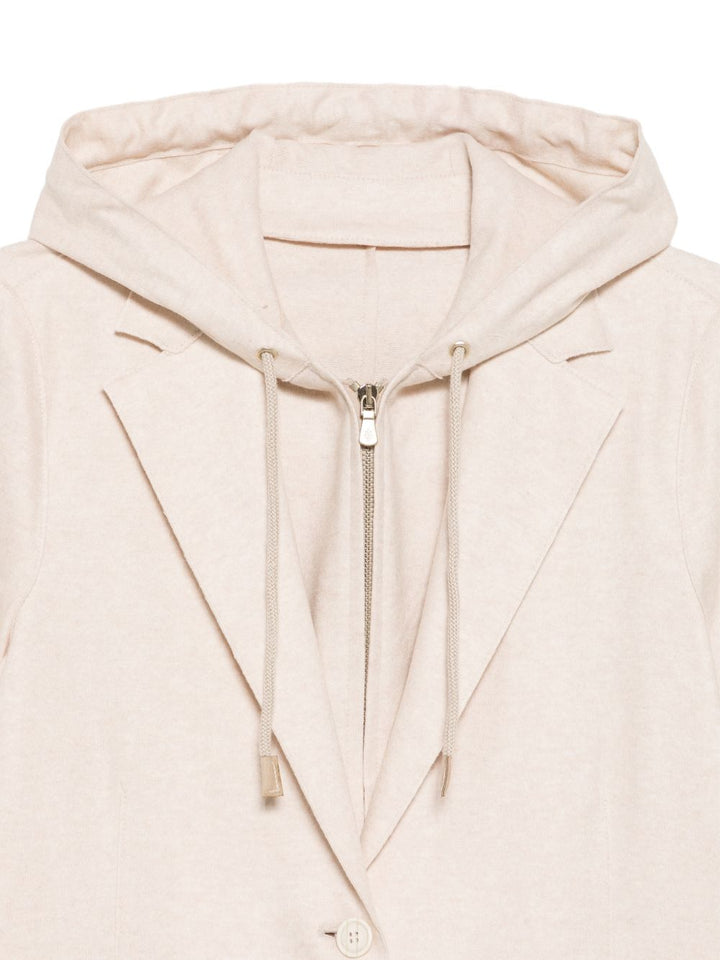 Blazer con cappuccio 