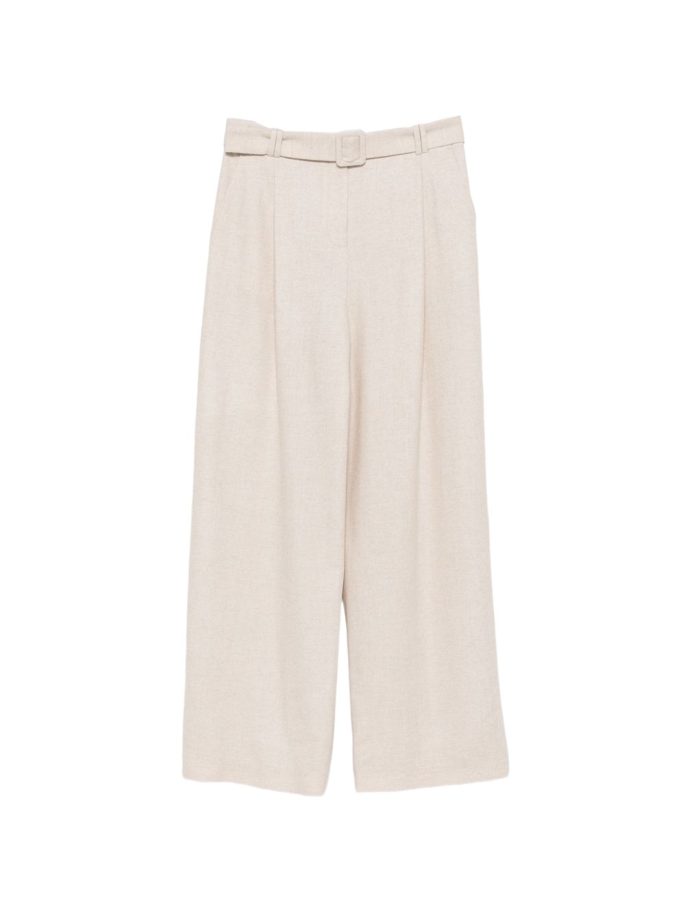 Pantaloni con cintura e pieghe 