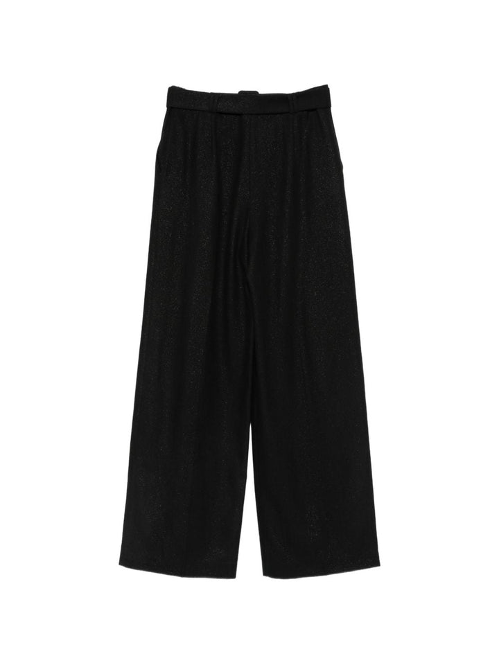 Pantaloni con cintura e pieghe 