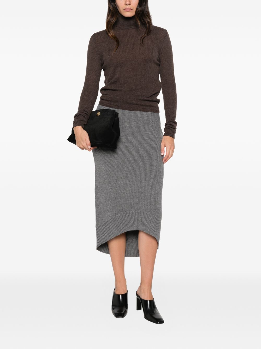 Maglione a collo alto 