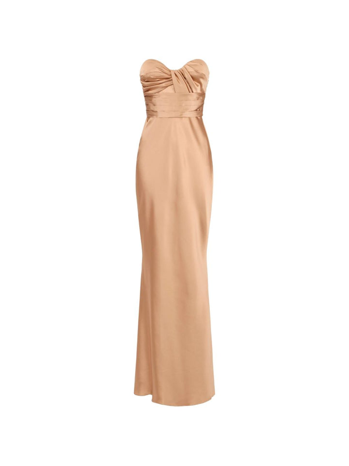 Abito lungo con bustier 