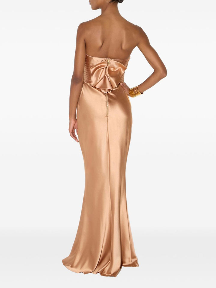 Abito lungo con bustier 