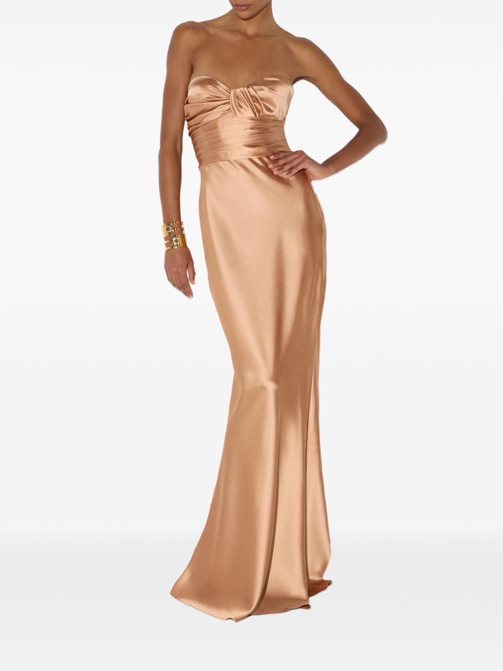 Abito lungo con bustier 