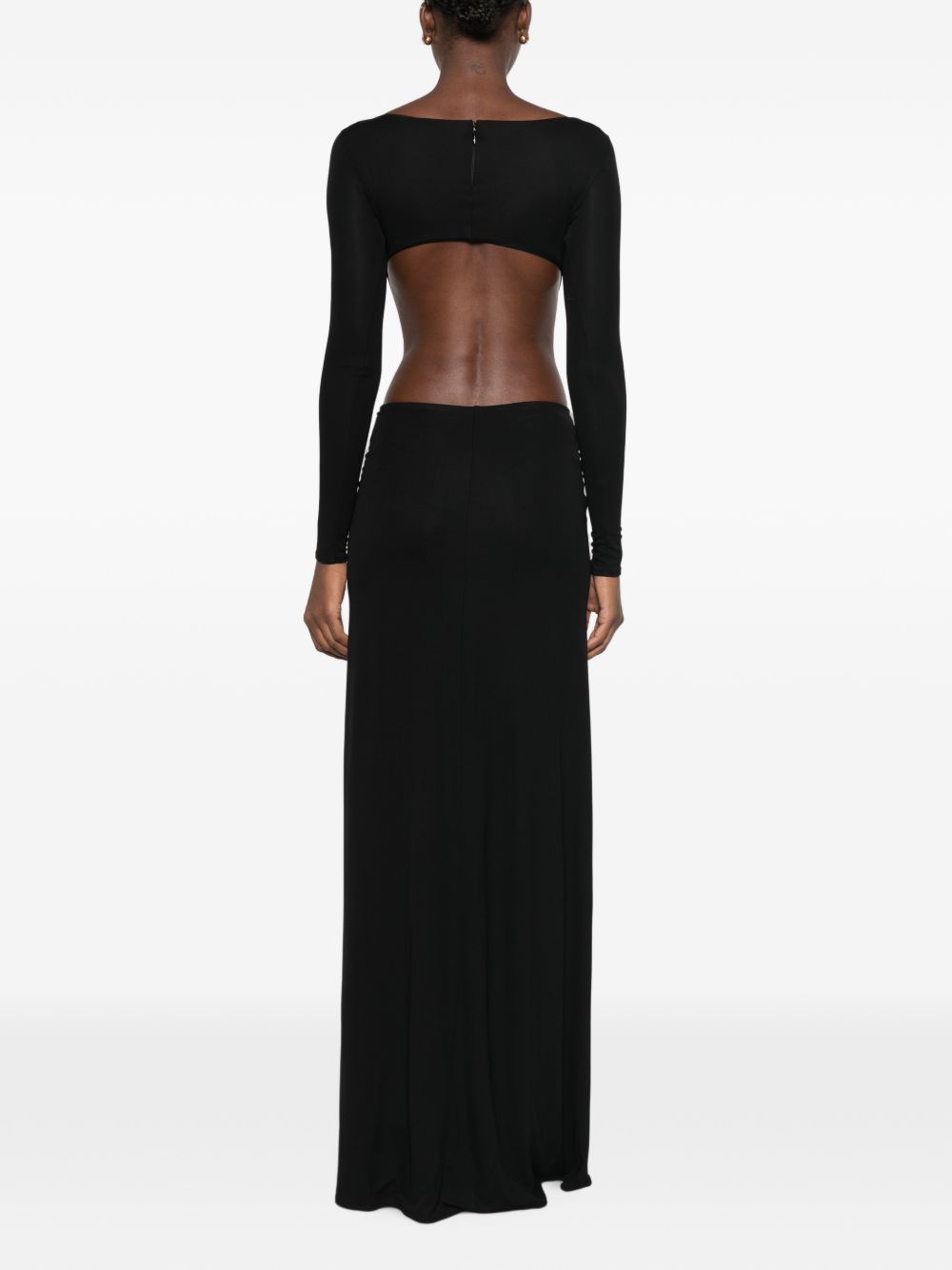 Abito lungo con dettaglio cut-out 