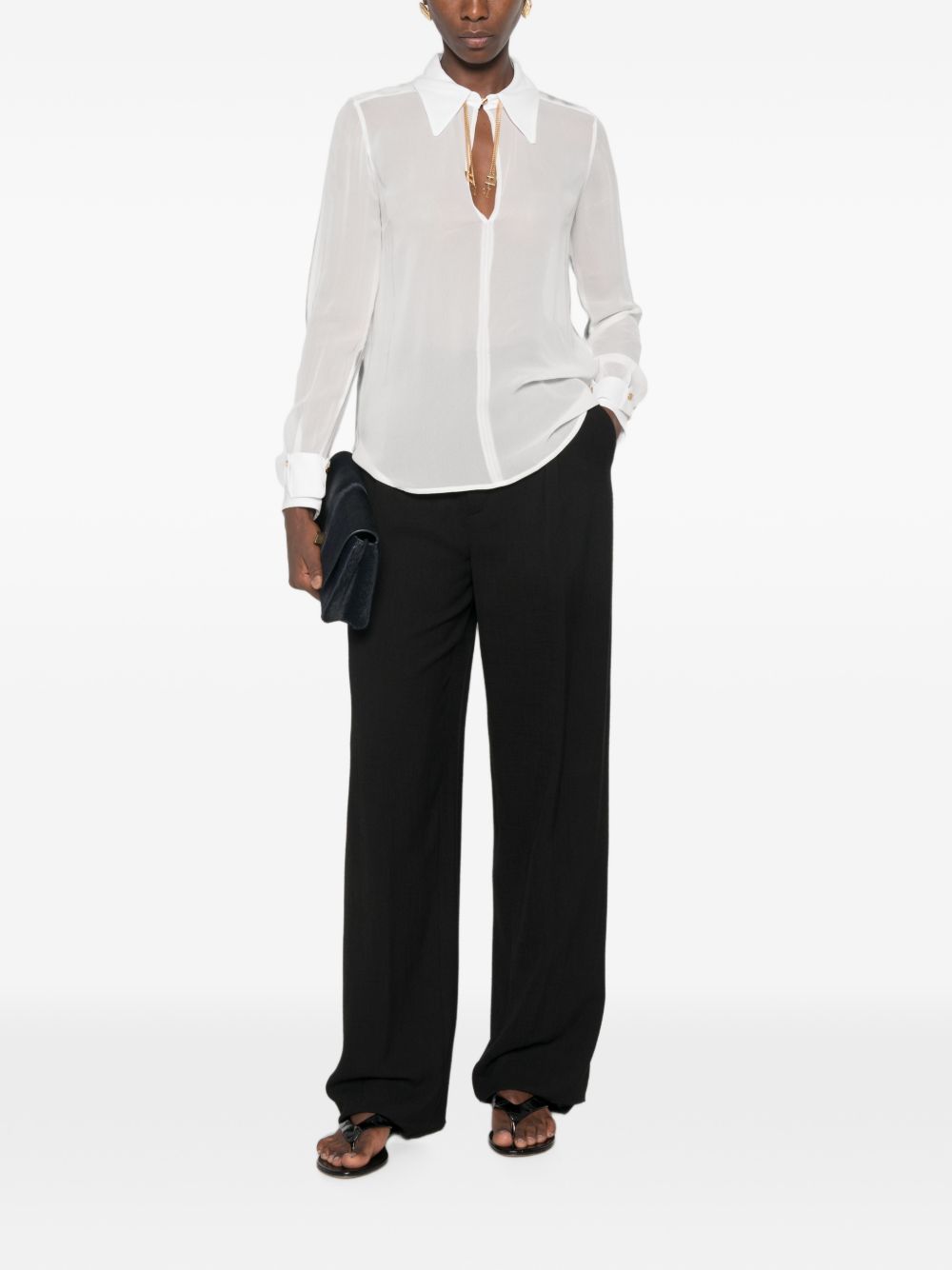 Blusa con dettaglio 