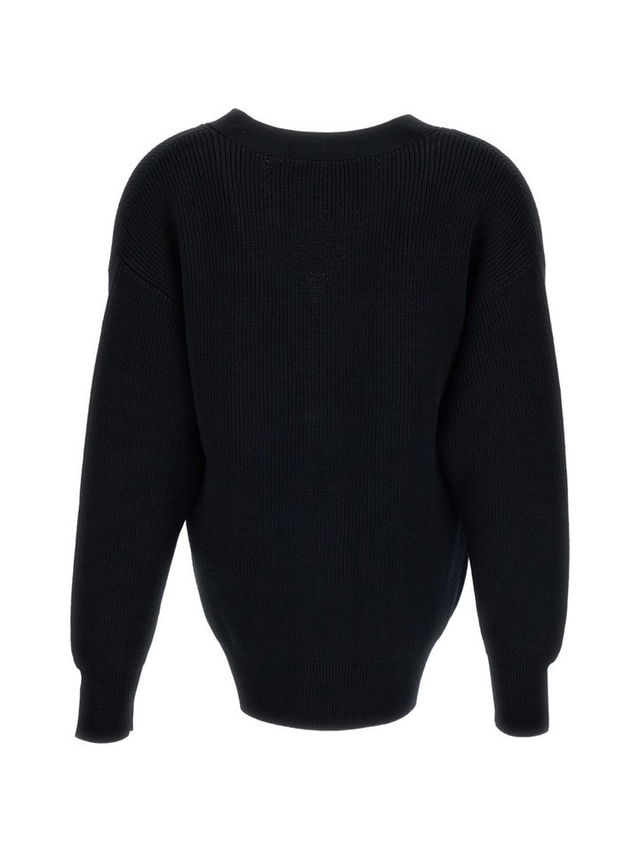 Cardigan con scollo a V 