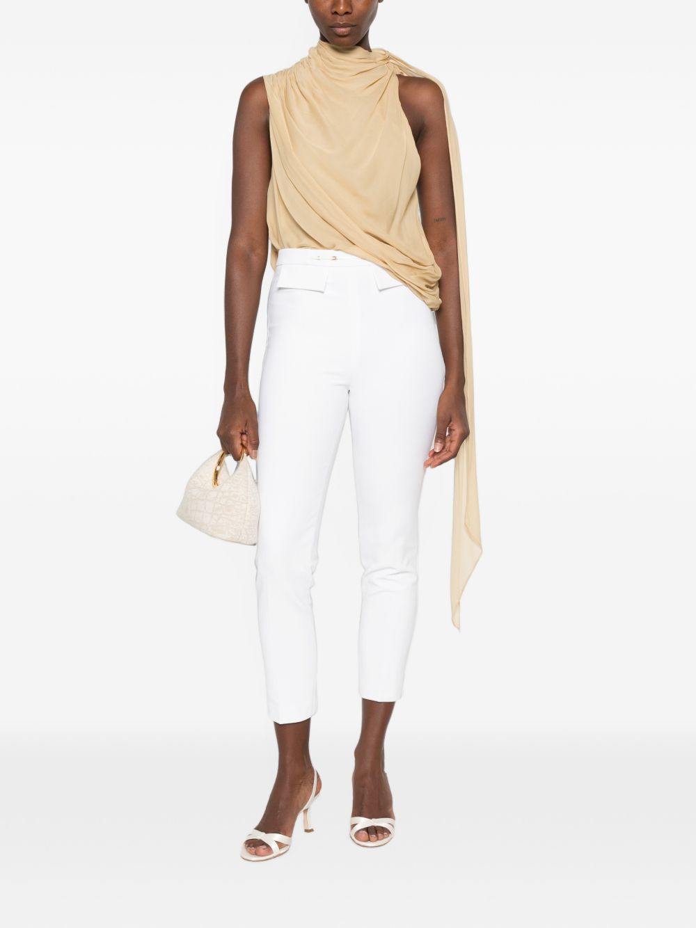 Pantaloni sartoriali a vita alta 