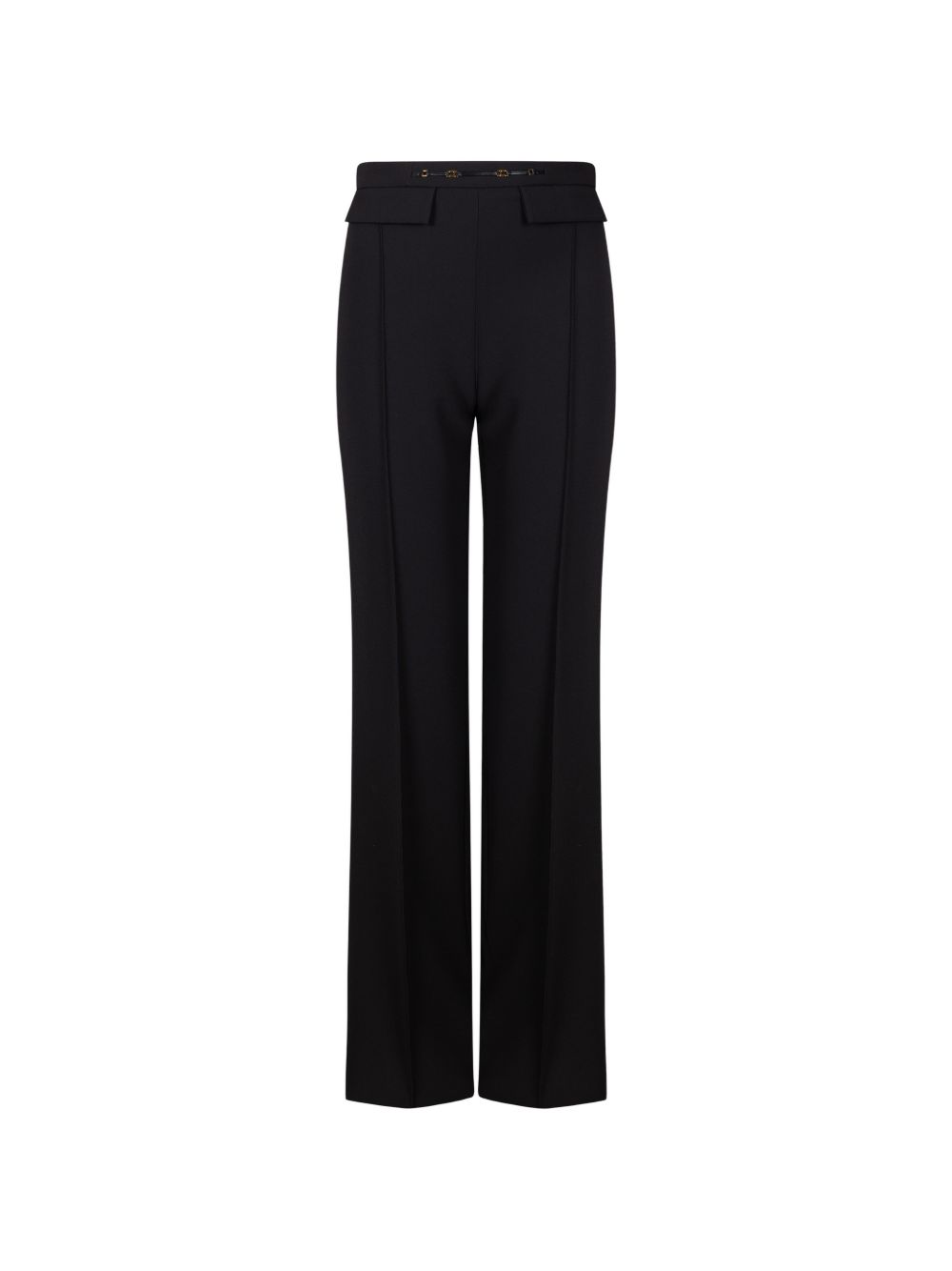 Pantaloni elasticizzati in crêpe 