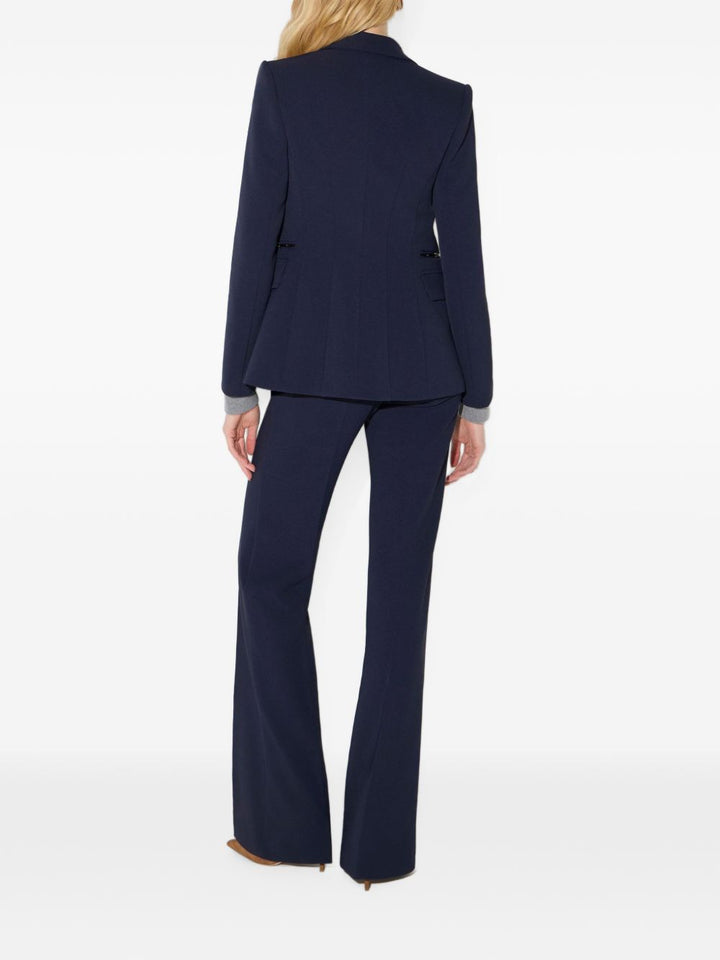 Pantaloni elasticizzati in crêpe 