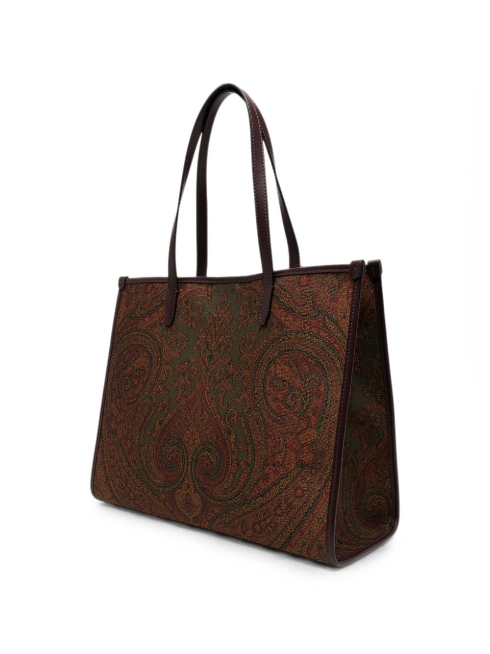 Borsa tote con stampa paisley 