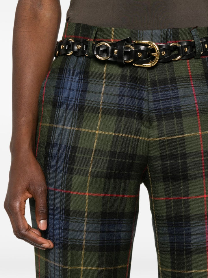 Pantaloni tartan a quadri 