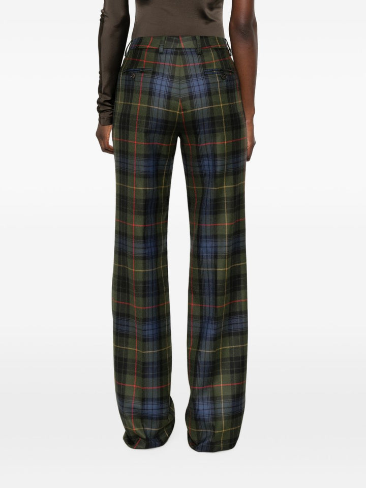 Pantaloni tartan a quadri 