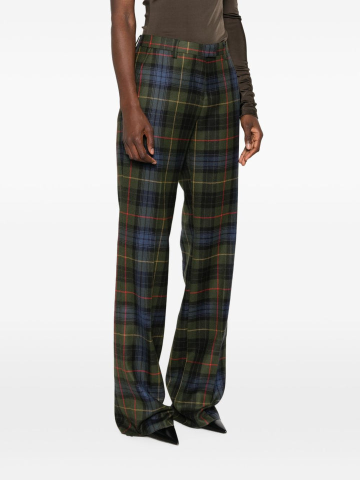 Pantaloni tartan a quadri 