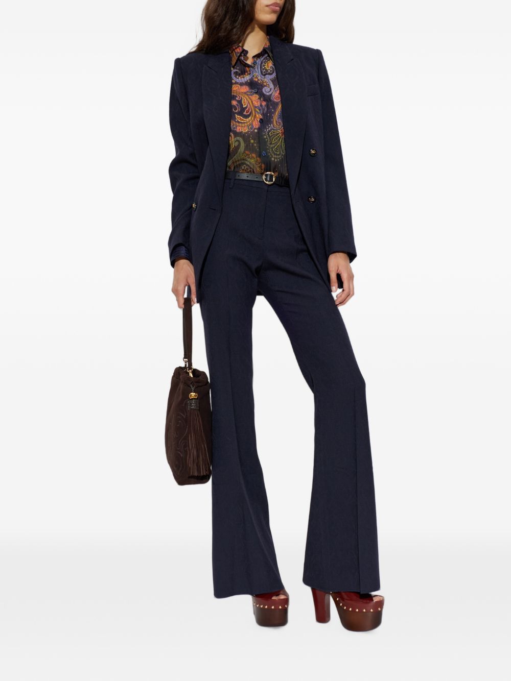 Camicia con stampa paisley 