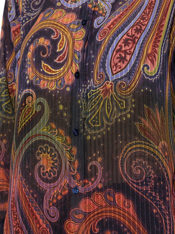 Camicia con stampa paisley 