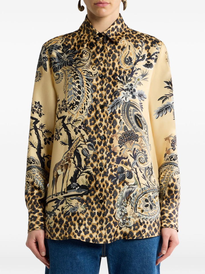 Camicia con stampa 