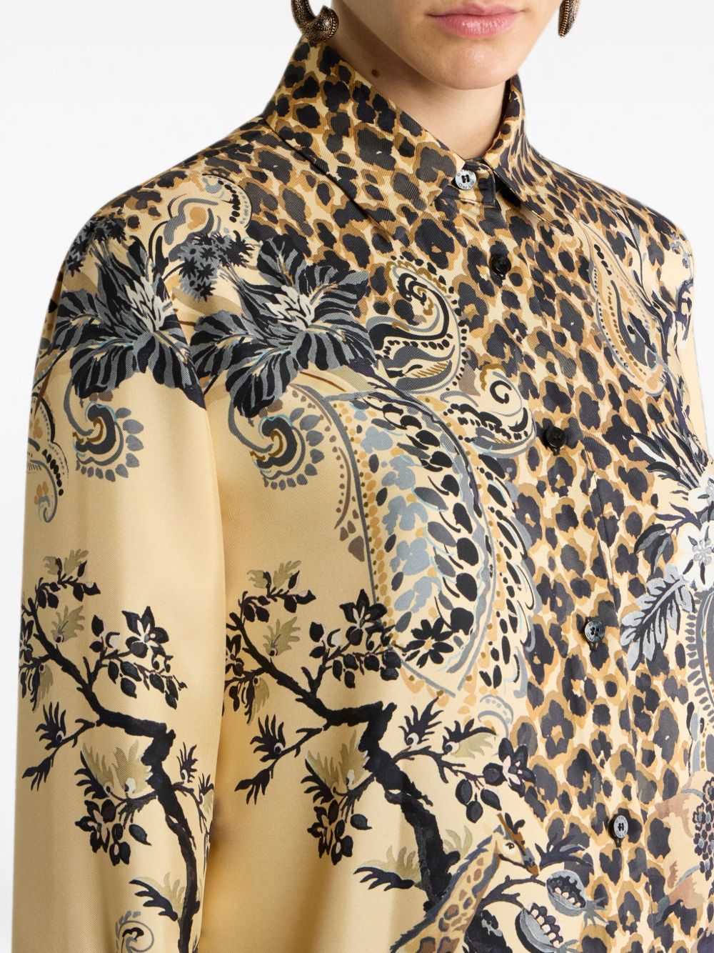 Camicia con stampa 