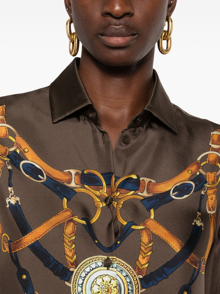 Camicia con stampa 