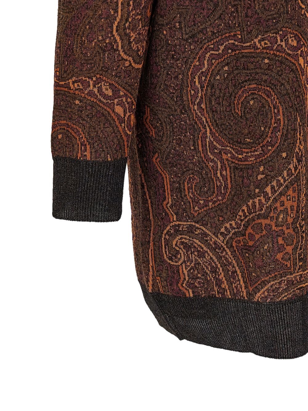 Cardigan con stampa paisley 