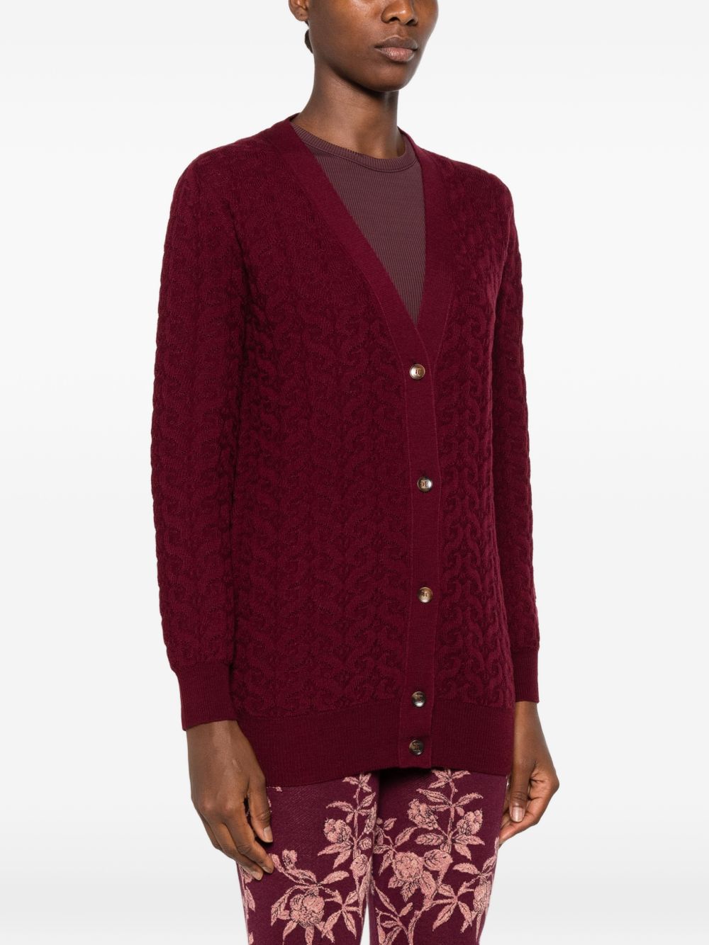 Cardigan con bottoni 