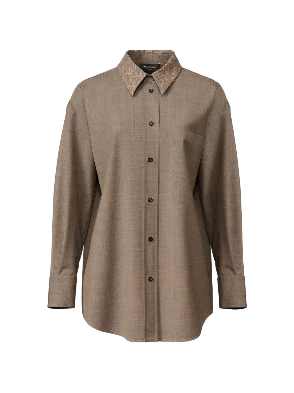 Camicia con pailettes 