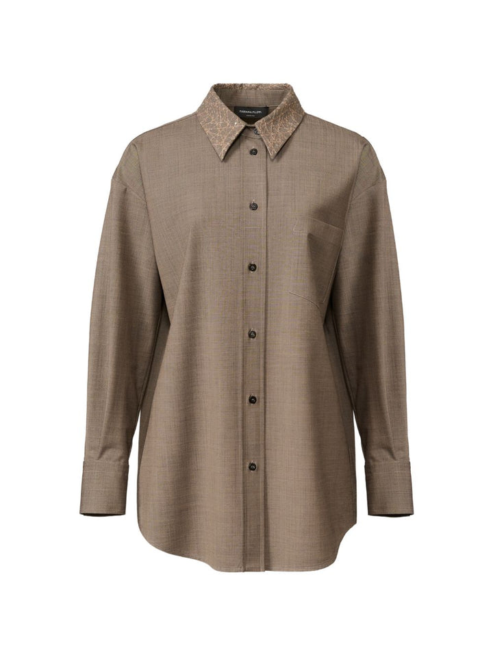 Camicia con pailettes 